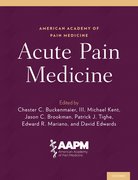 Cover for Acute Pain Medicine