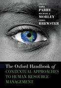 Cover for The Oxford Handbook of Contextual Approaches to Human Resource Management