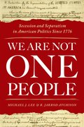 Cover for We Are Not One People