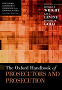 Cover for The Oxford Handbook of Prosecutors and Prosecution