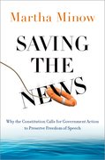 Cover for Saving the News - 9780190948412