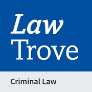 Cover for Law Trove: Criminal Law 2021