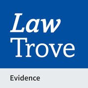 Cover for Law Trove: Evidence 2021