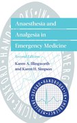 Cover for Anaesthesia and Analgesia in Emergency Medicine