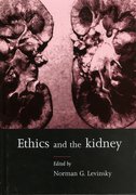 Cover for Ethics and the Kidney