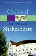 Cover for A Dictionary of Shakespeare