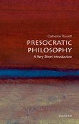 Cover for Presocratic Philosophy: A Very Short Introduction