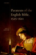 Cover for Paratexts of the English Bible, 1525-1611 - 9780192843579