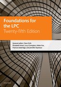Cover for Foundations for the LPC
