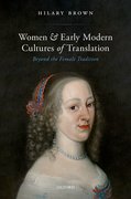 Cover for Women and Early Modern Cultures of Translation