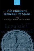 Cover for Non-Interrogative Subordinate <em>Wh</em>-Clauses