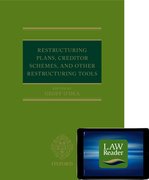 Cover for Restructuring Plans, Creditor Schemes, and other Restructuring Tools (Book and Digital Pack)