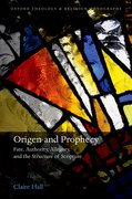 Cover for Origen and Prophecy - 9780192846648