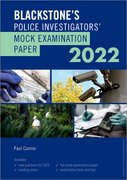 Cover for Blackstone's Police Investigators' Mock Examination Paper 2022 - 9780192848161