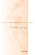 Cover for Oxford Studies in Philosophy of Law Volume 4
