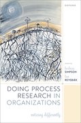 Cover for Doing Process Research in Organizations