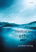 Cover for Medical Law and Ethics - 9780192856562