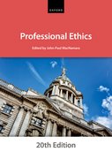 Cover for Professional Ethics