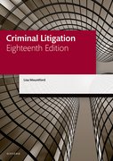 Cover for Criminal Litigation