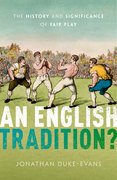 Cover for An English Tradition?