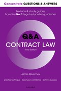 Cover for Concentrate Questions and Answers Contract Law