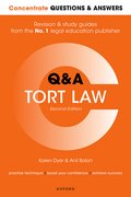 Cover for Concentrate Questions and Answers Tort Law