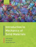 Cover for Introduction to Mechanics of Solid Materials - 9780192866080