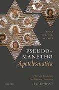 Cover for Pseudo-Manetho, <i>Apotelesmatica</i>