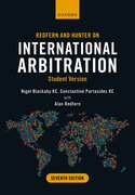 Cover for Redfern and Hunter on International Arbitration - 9780192869913
