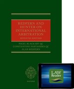 Cover for Redfern and Hunter on International Arbitration (Hardback + LawReader pack) - 9780192869937