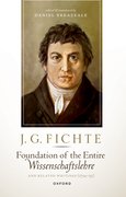 Cover for J. G. Fichte: Foundation of the Entire Wissenschaftslehre and Related Writings, 1794-95