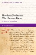 Cover for Theodoros Prodromos: Miscellaneous Poems