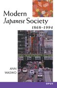 Cover for Modern Japanese Society, 1868-1994