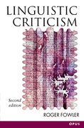 Cover for Linguistic Criticism