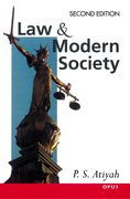 Cover for Law and Modern Society