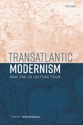 Cover for Transatlantic Modernism and the US Lecture Tour