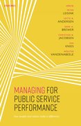 Cover for Managing for Public Service Performance