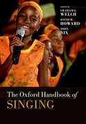 Cover for The Oxford Handbook of Singing