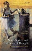 Cover for Shifty Speech and Independent Thought - 9780192895288