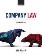 Cover for Company Law - 9780192895677