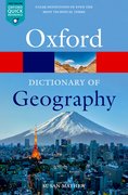 Cover for A Dictionary of Geography