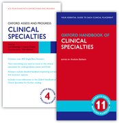 Cover for Oxford Handbook of Clinical Specialties 11e and Oxford Assess and Progress: Clinical Specialties 4e