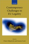 Cover for Contemporary Challenges to EU Legality
