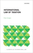 Cover for International Law of Taxation - 9780192898715
