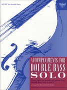 Cover for Accompaniments for Double Bass Solo