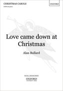 Cover for Love came down at Christmas