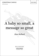 Cover for A baby so small, a message so great
