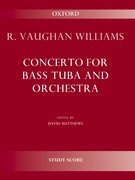 Cover for Concerto for bass tuba and orchestra - 9780193386754
