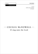 Cover for O sing unto the Lord