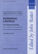 Cover for Humming Chorus from <i>Madama Butterfly</i>